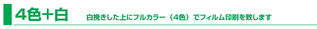 4色＋白